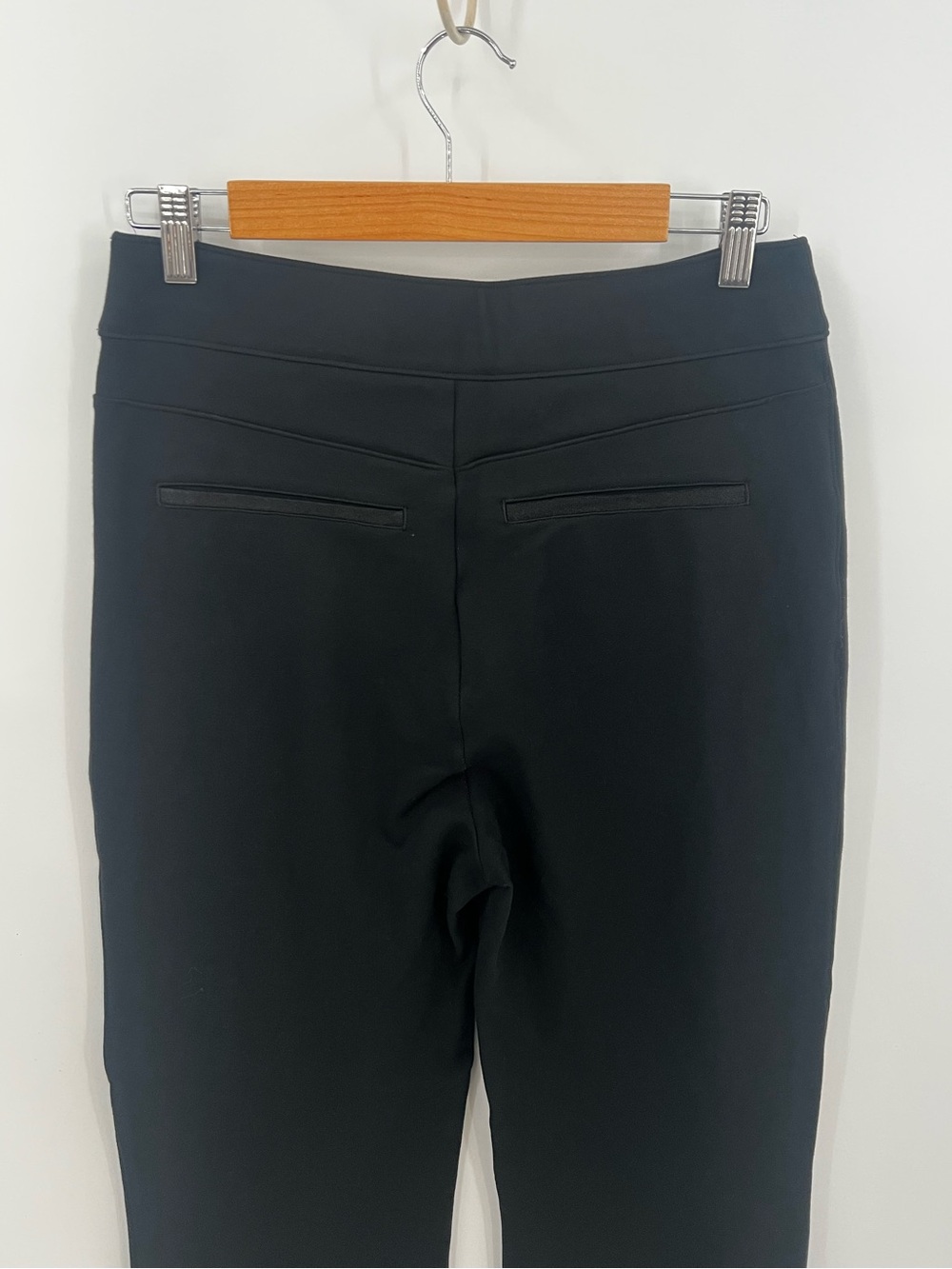 SPANX Black Front Seam High-Rise Flare Pant - Picture 6 of 12